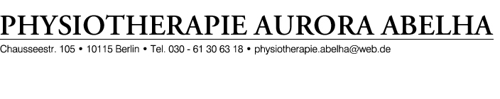 Physiotherapie Praxis Aurora Abelha